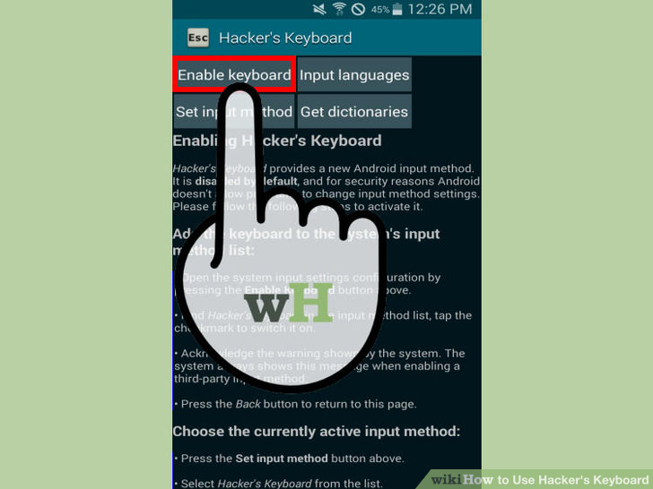 Hacker s keyboard. Hacker s keyboard